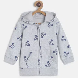 MINI KLUB Boys Multicoloured Mickey Mouse Printed Tailored Jacket-image-65