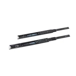 Olive 600 mm Black Finish Steel Pepino Telescopic Channel, 501 005 024 0 (Set of 2 Pcs) image 1