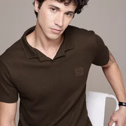 French Connection Self-Design Anti Odour T-shirt-picture-24