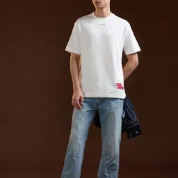 THE BEAR HOUSE Men Printed Drop-Shoulder Sleeves T-shirt image 2