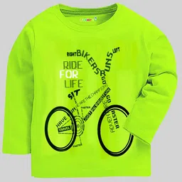 KUCHIPOO Kids Pack Of 5 Typography Printed T-shirts image 4