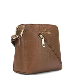 Lavie Textured Structured Sling Bag with Tasselled image 2