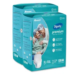 Dignity Set Of 2 Premium Pant Style Adult Diapers -XL/XXL - 20-Pcs-image-11