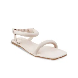Metro Women Beige Solid Flats-picture-42