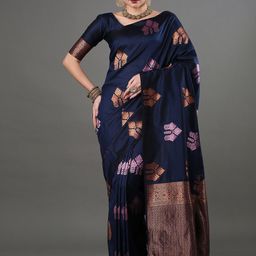 Moda Rapido Woven Design Zari Banarasi Saree-picture-6