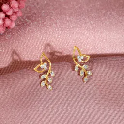 GIVA 18Kt Gold Earrings Lab Grown Diamond-picture-14