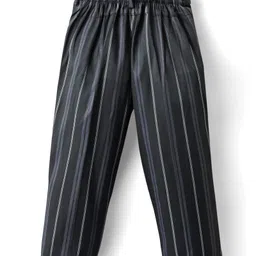 Rikidoos Striped Pant With Suspender - Black image 3