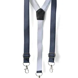 Rikidoos Striped Pant With Suspender - Black image 4