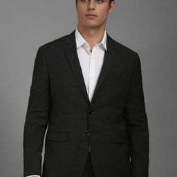 Louis Philippe Slim-Fit Single Breasted Formal Blazer-picture-36