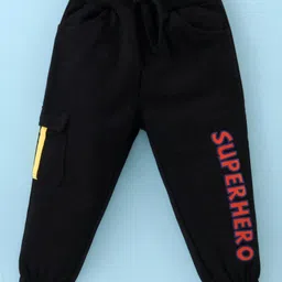 Mark & Mia Full Sleeves Winter Wear Cut & Sew Hooded Sweatshirt & Lounge Pant Text Print - Yellow & White image 5