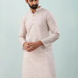 CHIRASVI Men Cotton Solid Straight Kurta-picture-28