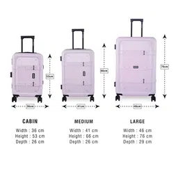 NAKURU Night Sky Pink Hard 24" Medium Luggage image 5