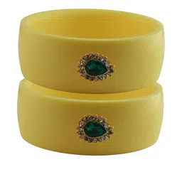 Vidhya Kangan Women Beige Bangle-picture-12