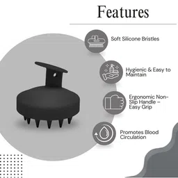 Zeyu Scalp Massager Soft Silicone Bristles Brush image 5