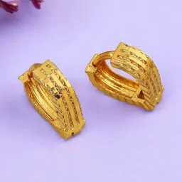 SHREE KRISHNA SHOPPING Gold-Plated Brass Earrings-picture-28
