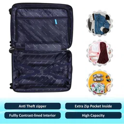 Polo Class 2-Pcs Textured Hard Sided Trolly Bag image 2