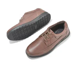 Woodland Men Round Toe Leather Formal Derbys image 5