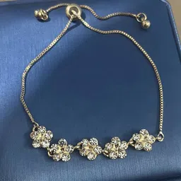 Just Lil Things Gold-Plated Wraparound Bracelet image 1