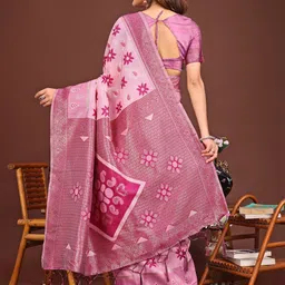 Mitera Woven Design Zari Saree image 5