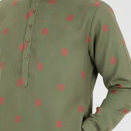 Anouk Rustic Geometric Printed Kurta image 4