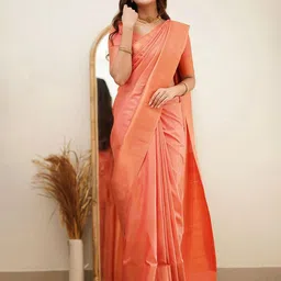 AMRUTKALA SAREES Ethnic Motifs Woven Design Zari Saree-picture-22