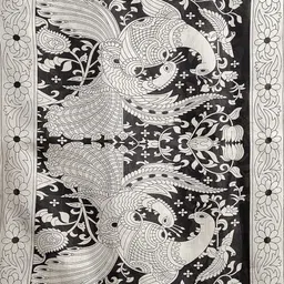 KALINI Floral Printed Saree image 5