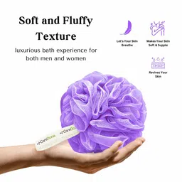 CareDone Soft & Large Round Bath Loofah image 2