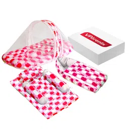 VParents Cheeky Cheeky 4 Piece Bedding Set With Pillow And Bolsters Sleeping Bag And Bedding Set Combo - Pink-image-75