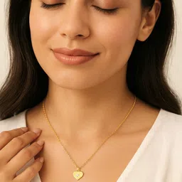 DressBerry Women Gold-Plated American Diamond Necklace image 3