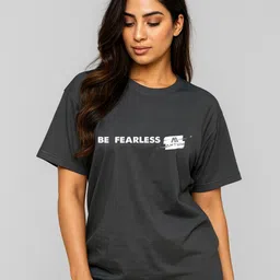 ANTUM Women Typography Printed Round Neck Oversized Cotton T-shirt-picture-31