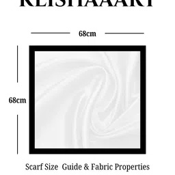 klishaa art Red chitah print scarf image 2