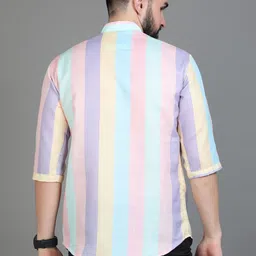 Bought First Men Geometric Printed Indie Prints Kurta image 3