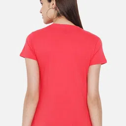 Dreambe Women Typography Printed T-shirt image 5