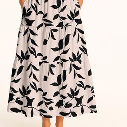 Moomaya Women Printed Tiered Maxi Skirt-picture-15