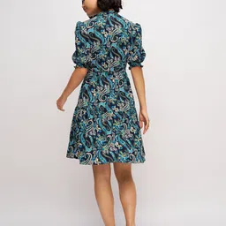 DressBerry Floral Printed Fit & Flare Dress image 2