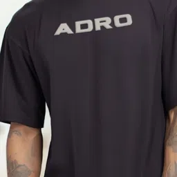 ADRO Graphic Printed Drop-Shoulder Sleeves Cotton Oversized T-shirt image 3