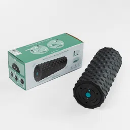 decathlon Wireless Vibrating Massage Roller, 3 Levels, 2hr Runtime, Rechargeable, 33cm Len image 2