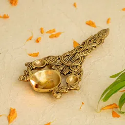 Ekhasa Pooja Spoon Hawan Spoon & Arti Stand Pooja Essentials image 4