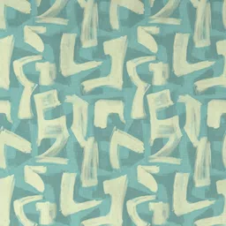 DDecor Galaxy Green & Cream-Coloured Abstract Cotton 144 TC Queen Bedsheet Set-3.05mx3.05m image 5