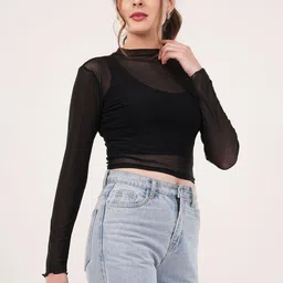 clobug Net Crop Top image 3