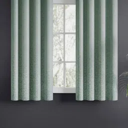 haus & kinder Ivy Breeze Green & Gold-Toned 2 Pieces Floral Room Darkening Window Curtains-picture-39