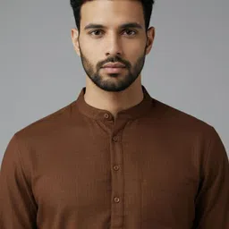 APEKTRA Men Long Sleeves Kurta image 4