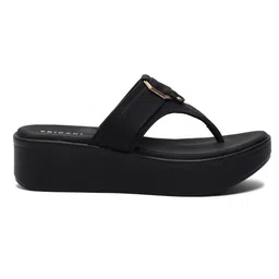 ERIDANI Wedge Sandals with Buckles image 4