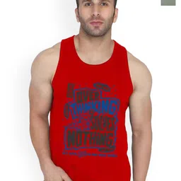 SLOWLORIS Men Pack Of 2 Bio-Wash Combed Cotton Gym Vests-picture-20