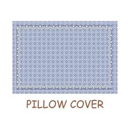 LIVING ROOTS White Floral Cotton 300 TC King Bedsheet With 2 Pillow Covers 104" x 104" image 2