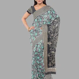 The Chennai Silks Floral Pure Cotton Gadwal Saree-picture-35