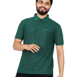 LA MILANO Men Polo Collar Slim Fit T-shirt image 3