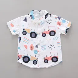 TinyBrezy Unisex Kids Printed Shirt with Shorts image 3