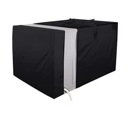 Stylista Black Solid Waterproof Air Conditioner Covers-picture-11