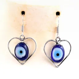 AAR Jewels Silver-Plated Brass Quartz Drop Earrings image 3